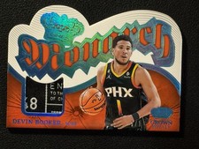 2023-24 Crown Royale Monarch Memorabilia Devin Booker Game Used Laundry Tag 1/1