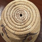 African Basket Coiled Handmade in Uganda Unique Shape Vintage 11” X 8” — photo 9