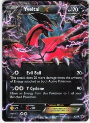 Yveltal EX XY08 XY Black Star Promo Holo