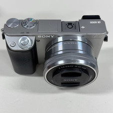 Sony Alpha a6000 24.3 MP Mirrorless Camera w/16-50mm Lens English Silver
