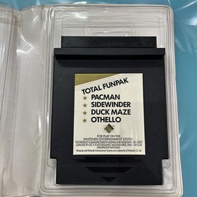 Nintendo NES Total Funpack (Pacman, Sidewinder, Duck Maze & Othello) - PAL - ...