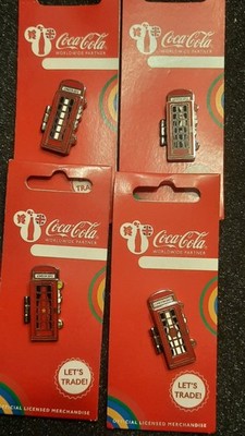 Coca Cola London 2012 4 Pin Set