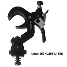 10pc/new DJ light clamps 45-60mm 360 Degree foldable light hook easy lock W/push
