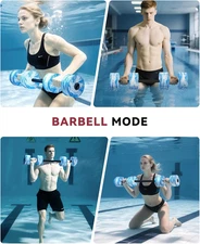 Water Weights Pool Exercise Dumbbells Three-In-One Aquatic Exercise Dumbbells