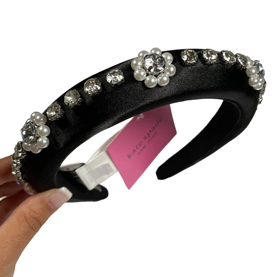 Kate Spade crystal and imitation pearl embellished headband  display picture 1