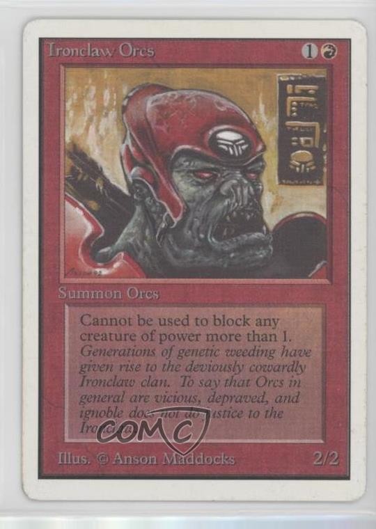 Ironclaw Orcs Magic: Unlimited Edition 1993