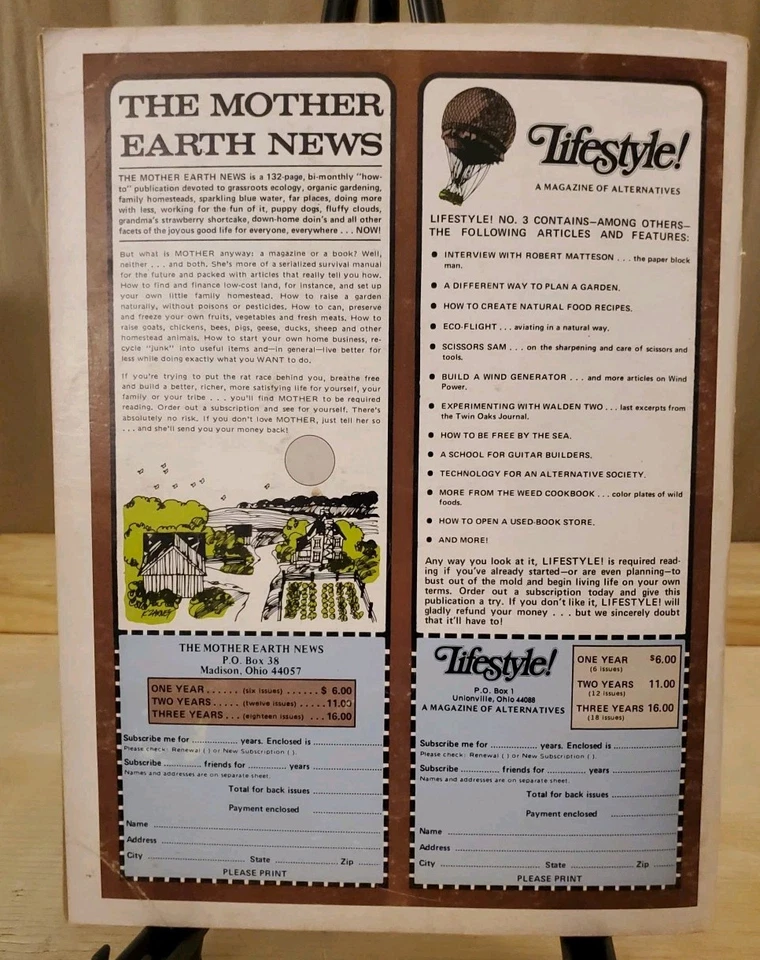 The Mother Earth News Magazine No. 20 March 1973 - Image 4 of 4