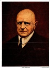 Composer Jean Sibelius Artist Mitterfellner Portrait Postcard C326