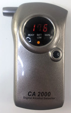 CA2000 Digital Alcohol Breath Analyzer Digital Detector, Works, Tested 