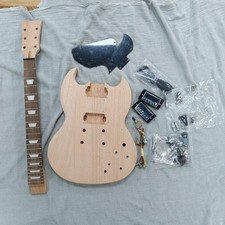US warehouse DIY Electric Guitar Kit SG electric guitar solid body 6Strings