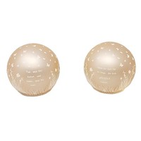2Er Set Led Kugellampen Blumenwiese Mit Spruch D. 10Cm Apricot Formano