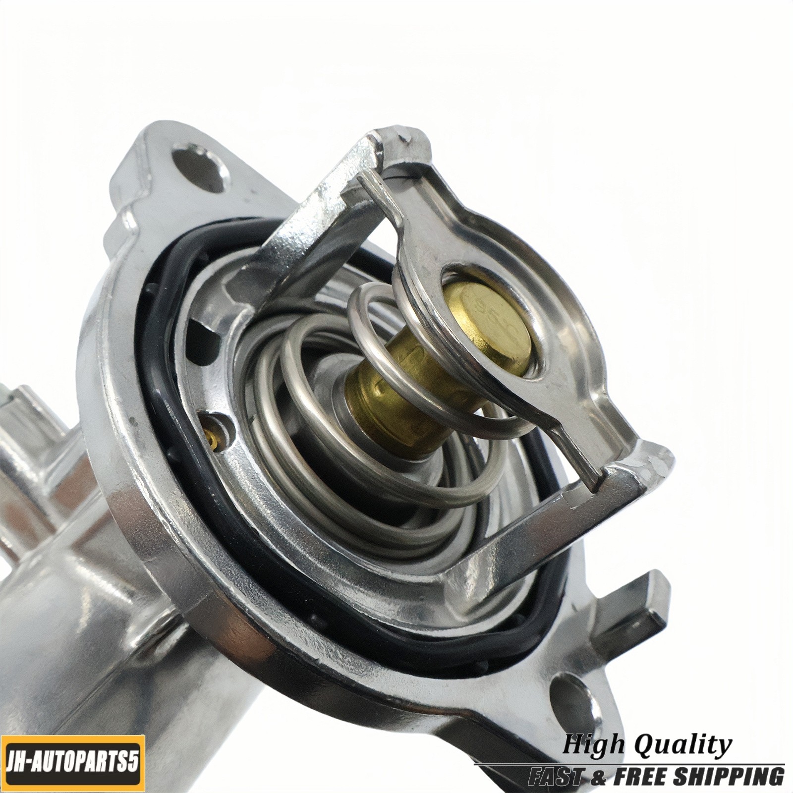 Engine Cooling Water Pump w/Thermostat Kit Fit For 17-22 Maserati Levante 3.0 V6