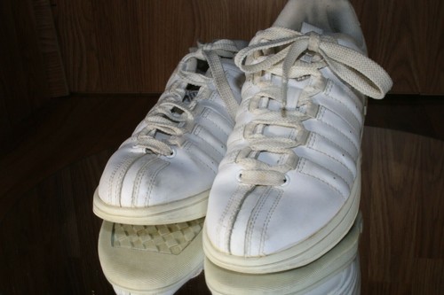 K-swiss Albury Classic VN Fashion Trainers womens 6 EU 37 White Platinum Leather - Picture 3 of 12