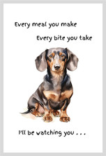 Asciugamano da tè Watching You - bassotto