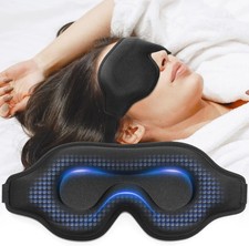 3D Sleep Mask Contoured Eye Mask Light Blocking Blindfold for Men Women