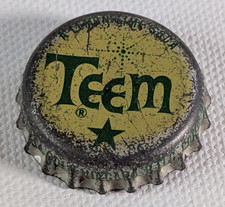 Tapa de botella con respaldo de corcho Teem con Star N Tonawanda NY Pepsi Niagara Bottling Corp