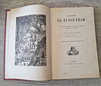 SCHWARZAFRIKA - DURCH DEN ZANGUEBAR - PP. BAUR ET LE ROY - EO 1886 Goldband