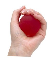Hand Exerciser, Ball For Hand, Wrist, Finger, Forearm, New Version Red - Soft