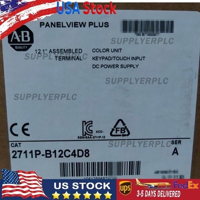 2711P-B12C4D8 AB PanelView Plus 1250 Keypad/Touch Color 12'' New Spot Goods！