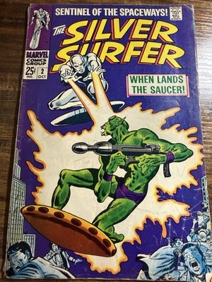 The Silver Surfer #2 (Marvel Comics October 1968) - Fair Condition