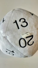 Ultra PRO D20 Novelty Dice Jumbo Fuzzy Ultra Plush Soft Stitched Numbers Toy