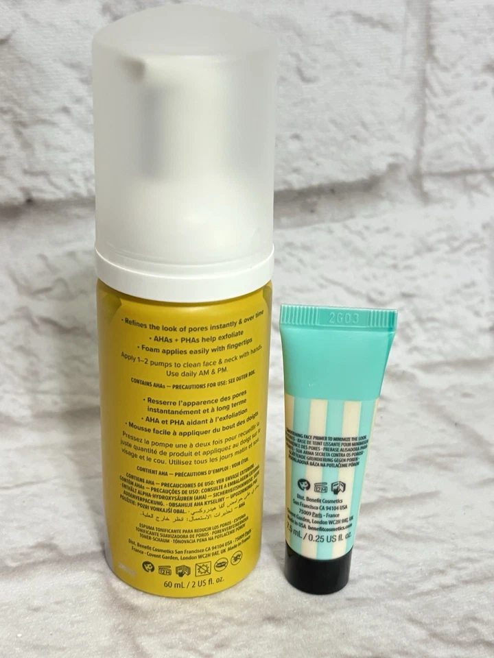 Benefit The Porefessional Primer + Tight N Toned New without Box Cosmetics - Image 2 of 2