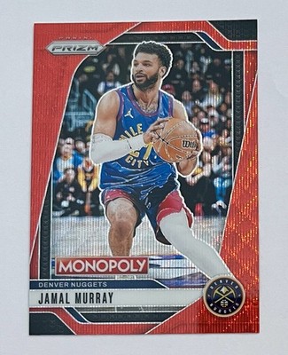 2024-25 Panini Prizm Monopoly - Jamal Murray #57 Ruby Wave Prizm