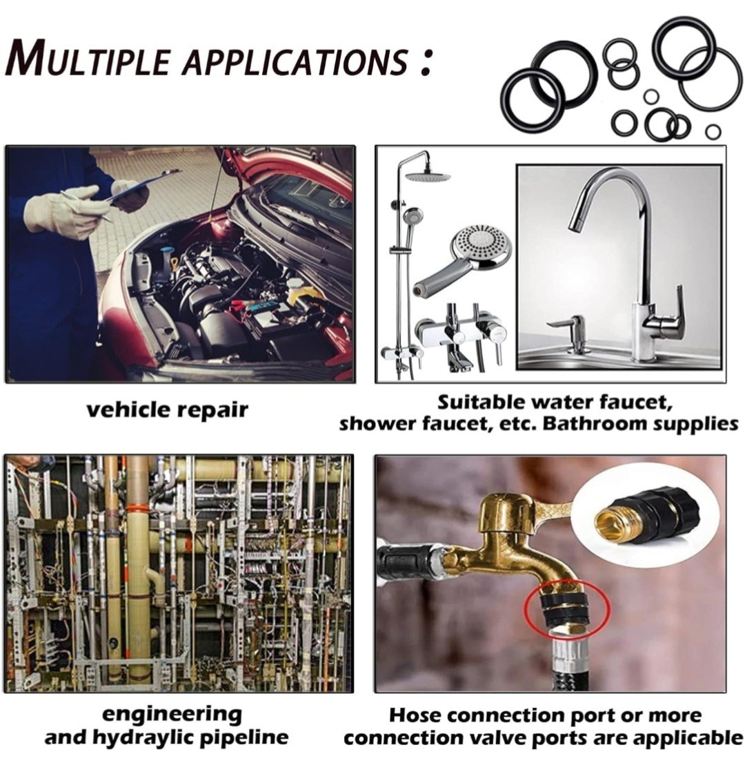 Zdbb 32 Size 1540 Pcs O Rings Assortment Kit Metric Nitrile Rubber Ori