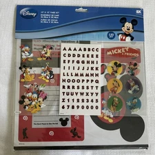 EK Success Disney Mickey Mouse & Friends 12" X 12" Scrapbook Page Kit NEW 