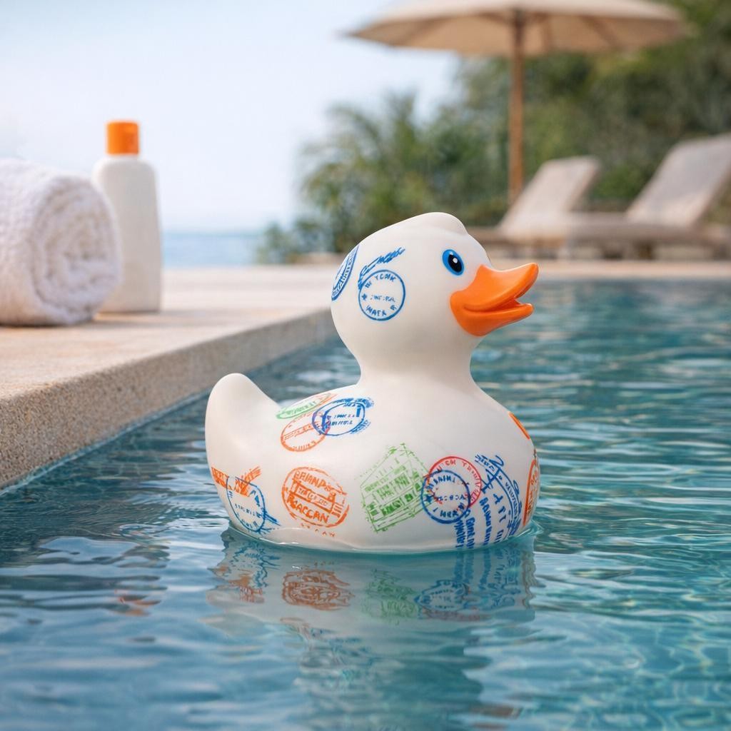 Bud Duck Luxury International 10cm Collectable Bath Toy Ducks Collectors Gift