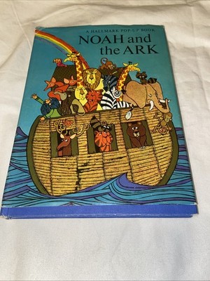 Noah and the Ark Pop-Up Book Hard Cover Vintage Hallmark Children s Edition 70 s