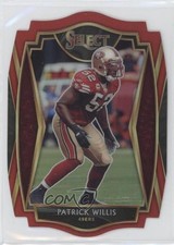 2020 Panini Select Premier Level Red Prizm Die-Cut Patrick Willis #134 HOF 06z2