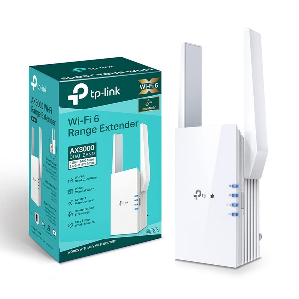 TP-Link RE705X AX3000 Ripetitore WiFi 6 Potente - Estensore Mesh Mesh