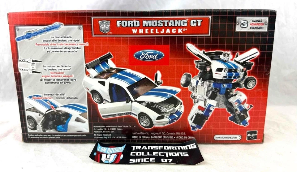 Transformers 2006 Alternators Ford Mustang GT Wheeljack MISB - Image 2 of 2