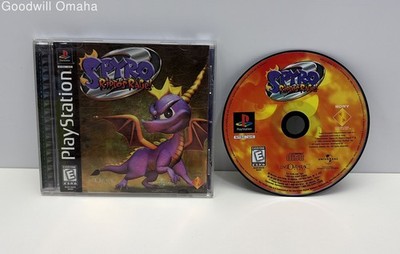 Sony PlayStation 1 PS1- Spyro 2: Ripto's Rage! + Case & Gold Foil Manual -Tested