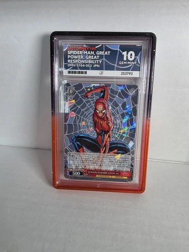 Spider-Man Dmv/S104-053 RR Disney 100 Weiss Schwarz JPN ACE 10 + Slab Shell
