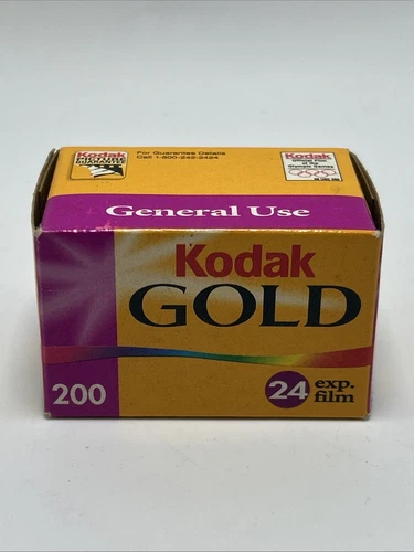 NOS Kodak Gold 200 35mm Color Film 24 Exposures - Expired 2001