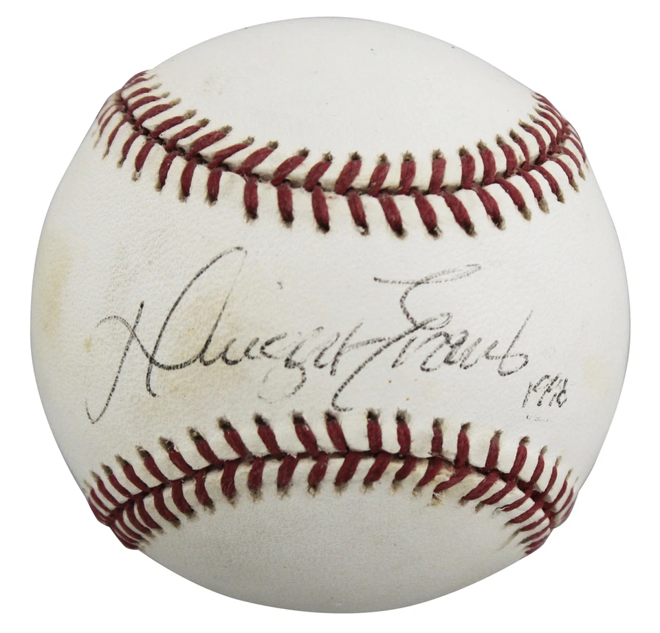 Bas de béisbol Gene Budig firmado auténtico de los Medias Rojas Dwight Evans OAL #BU64208 Foto 2 de 4