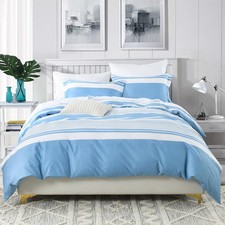 Duvet Cover Queen Size - 400 Thread Count 100 Cotton Queen Duvet Cover Set, ...