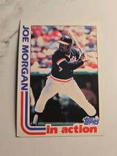 1982 Topps Joe Morgan 755 Cincinnati Reds MLB Baseball Card VTG
