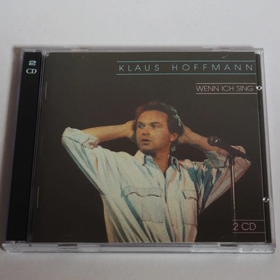 Klaus Hoffmann - Wenn Ich Sing' 2 CD Album Chanson Liedermacher Berlin Live