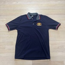 Navy blue polo shirt with Australia Golf embroidered logo Mens Large