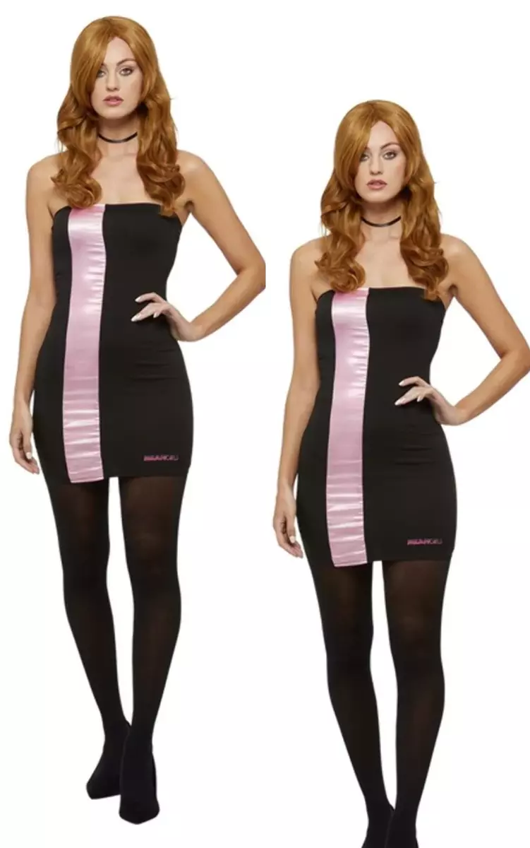 Smiffys Mean Girls Cady Heron Adult Black Dress x Small