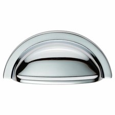 Oxford Cup handle - Polished Chrome - Carlisle Brass FTD558CP - Kitchen Cabinet