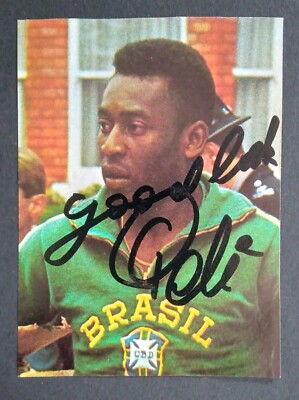 Pelé  Brasil     Fifa-WC Mexico 1970 Ernst Huberty  3 unglued megararity!