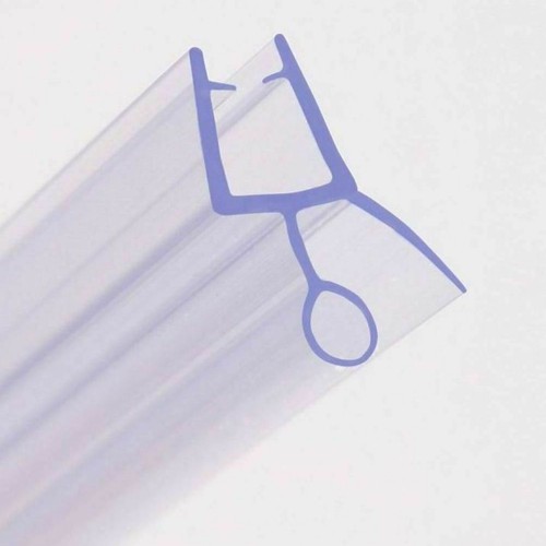 FIT CURVED Bath Shower Screen Door Seal Strip Glass Thicknes 46mm Gap