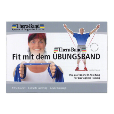 TheraBand  latexfrei 2,0m SCHWARZ inkl. Übungsanleitung Besonders Schwer Gymnast