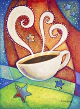 Ceramic Backsplash Tile Mural Coffee Kitchen/Bathroom - Five Star Coffee