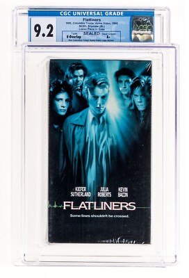 Versiegelt / Neu Flatliners Cgc Graded 9.2 Kiefer Sutherland Kevin Bacon 1990