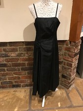 Paul Brial Ladies Lovely Black Evening Ball Dress Size 4 Excellent Condition